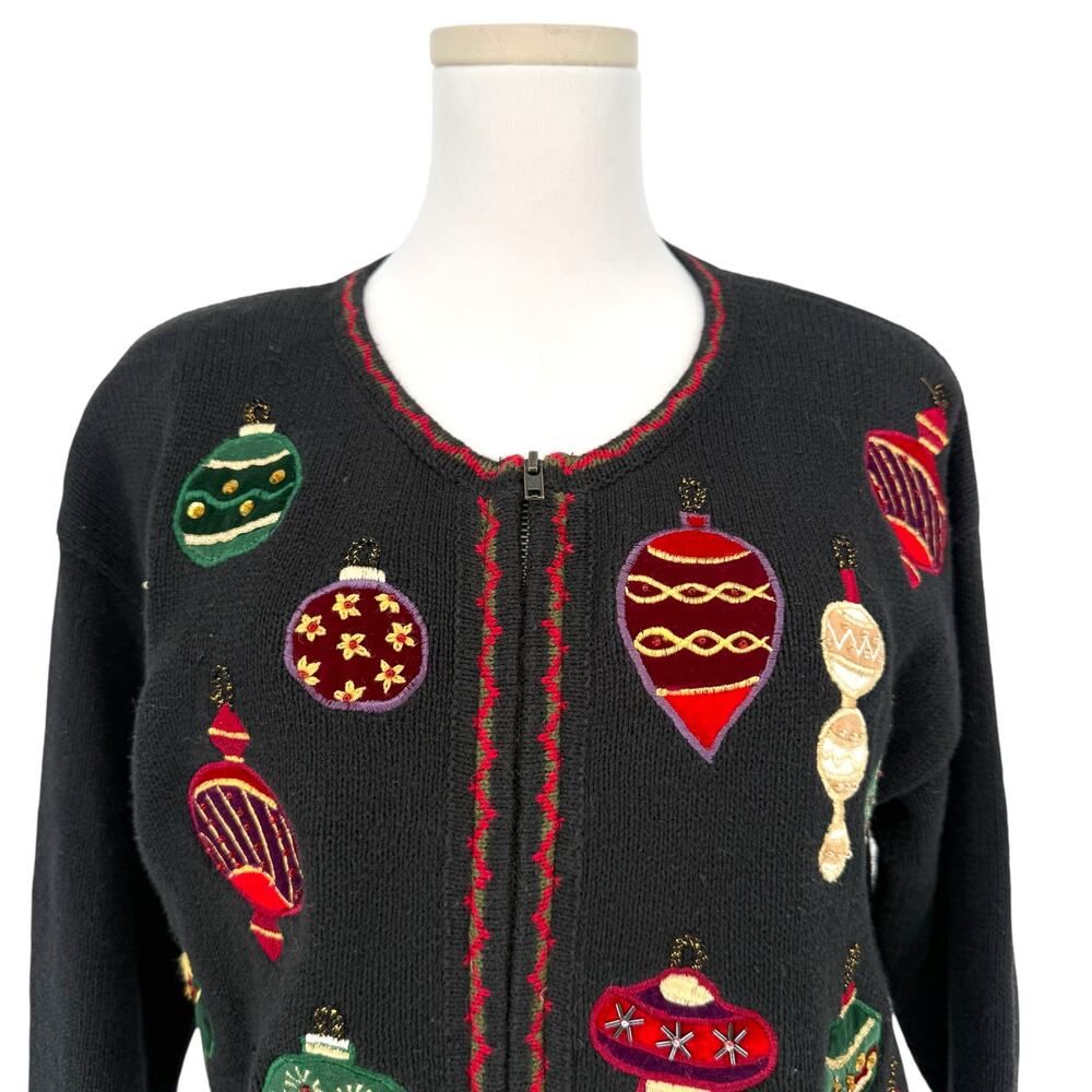 Vtg Heirloom Collectibles Christmas Ornament Sweater Petite Small View 2